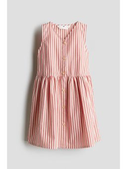 H&M - Girls Beige Cotton Dress