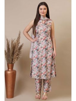 Aurelia - Women's Floral Printed A-Line Kurta and Pant with Dupatta (Set of 3)