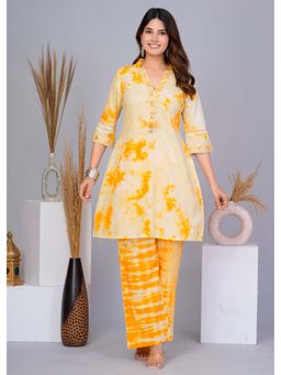 Autumnlane - Tanvi Amber Cotton Kurta with Pant (Set of 2)