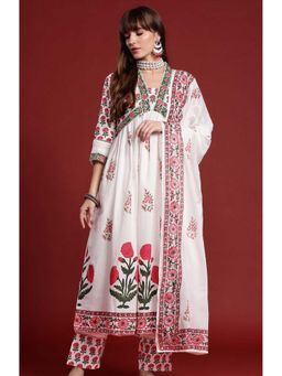 Autumnlane - Tanvi Angel Cotton Kurta with Pant and Dupatta (Set of 3)