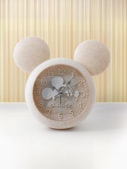 Ekhasa - Mickey Mouse Shape Table Clock (Beige)