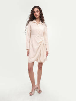 RAREISM - Women'S Geek Beige Viscose Blend Dress