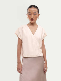 RAREISM - Women'S Gena Beige Viscose Blend Top