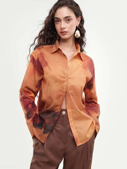RAREISM - Women'S Goss Rust Cotton Shirt