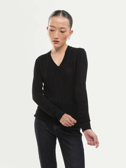 RAREISM - Women'S Lizmit Black Viscose Sweater