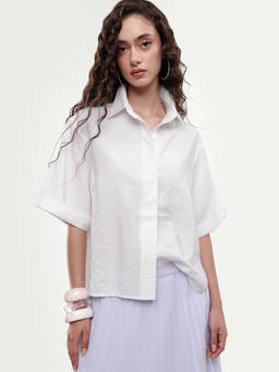 RAREISM - Women'S Obin White Viscose Blend Shirt