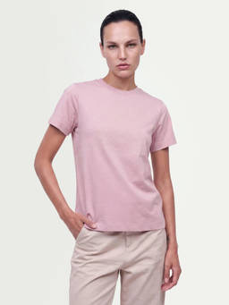 RAREISM - Women'S Paused Dusky Pink Cotton T-Shirt