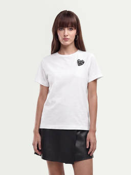 RAREISM - Women'S Pish White Cotton Blend T-Shirt