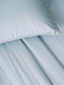 Kansso - Blue Mist 600 Tc Cotton Duvet Cover with Pillow Cover (King)