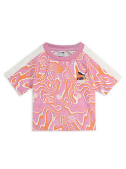 Puma - Lava Land Aop Girls Pink T-Shirt
