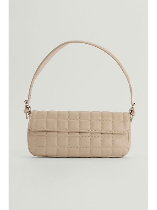 Na Kd Baguette Bag White NA-KD Croc Baguette Bag-White