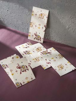 Fabindia - Red Gaj Paper Envelope (Pack of 5)