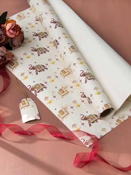 Fabindia - Red Gaj Paper Wrapping Sheet