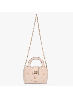 Aldo - BONDAR Women's Beige Top Handle Handbag with Detachable Strap