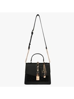 Aldo - CAIILLAA Women's Black Top Handle Handbag with Detachable Strap