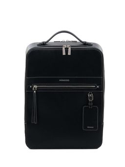 MIRAGGIO - Women Planner 14 Inch Laptop Backpack - Black (L)