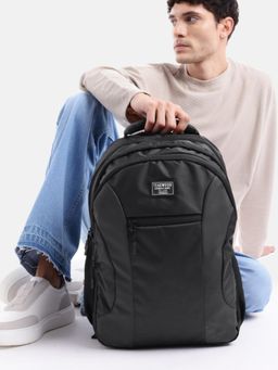 Teakwood - Leather Unisex Backpack - Black