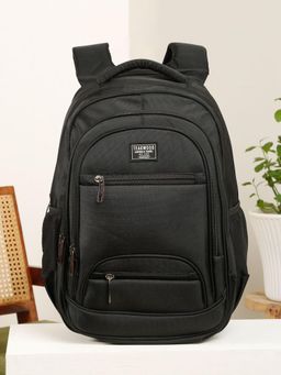 Teakwood - Leather Unisex Backpack - Black