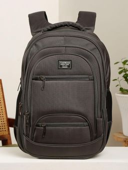 Teakwood - Leather Unisex Backpack - Grey