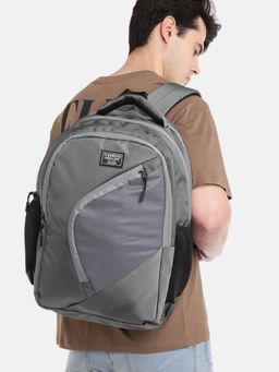 Teakwood - Leather Unisex Backpack - Grey