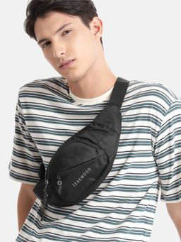 Teakwood - Men Waist Belt Bag - Black