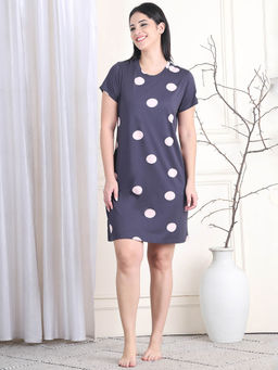 Kanvin - Blue Women's Short Nighty