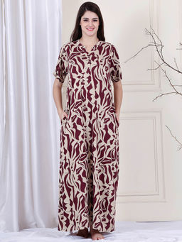 Kanvin - Red Women's Long Nighty