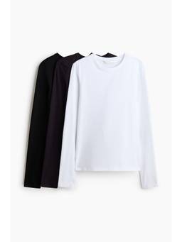 H&M - Women White 3-Pack Jersey Tops