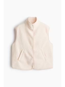 H&M - Women Beige Teddy Gilet