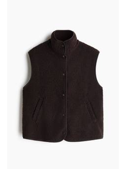 H&M - Women Brown Teddy Gilet