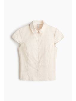 H&M - Women White Short-Sleeved Shirt