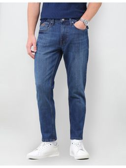 U.S. Polo Assn. Denim Co. - Men's Cole Comfort Cropped Fit Blue Jeans