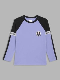 Blue Giraffe - Blue Printed T-Shirt