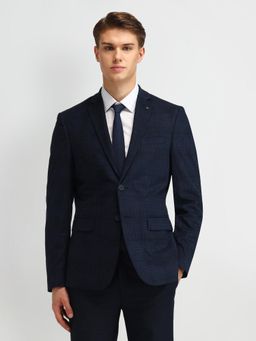 Arrow - Checked Blue Long Sleeves Blazer