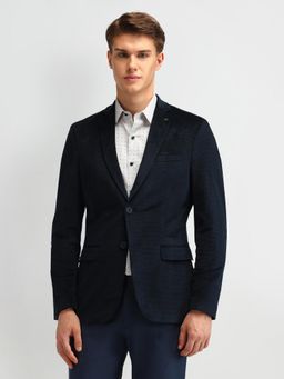 Arrow - Checked Blue Long Sleeves Blazer