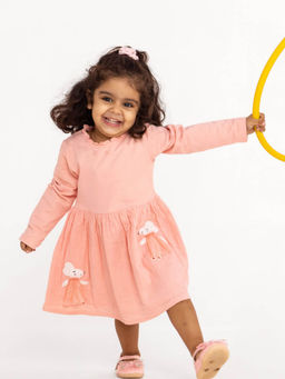 TIDY SLEEP - Peach Mouse Dress