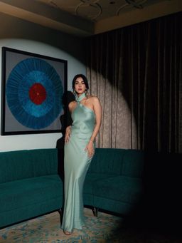 Contemponari - Green Sacre Modal Viscose Gown