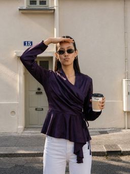Contemponari - Magnolia Top - Purple