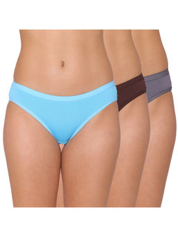 Groversons Paris Beauty - Assorted Panties For Women - Multi-Color (Pack Of 3)