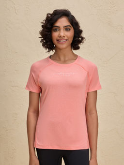 Nykd by Nykaa - Ultra Soft, Quick Dry, 30 SPF Sun Protecting T Shirt NYK296 Orange