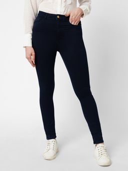 ONLY - x JDY ROYAL HIGH SKINN Dark Blue Denim