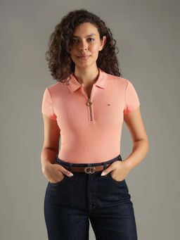 Tommy Hilfiger - Solid Slim Fit Cotton Polo T-Shirt