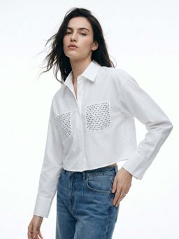 Outzidr - White Button Down Shirt
