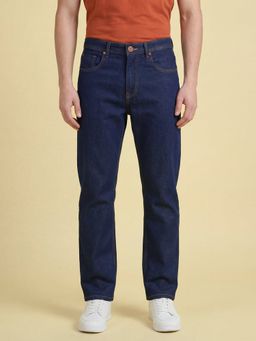 Being Human - Navy Blue Straight Fit Mid Rise Jeans