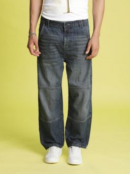 Bene Kleed - Mid-Rise Tinted Baggy Cotton Jeans