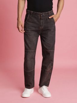 Bene Kleed - Mid-Rise Tinted Baggy Cotton Jeans