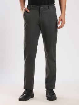 MR BUTTON - Brown Cotton Travel Trouser