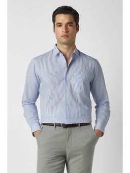 Peter England - Men Light Blue Regular Fit Formal Shirt