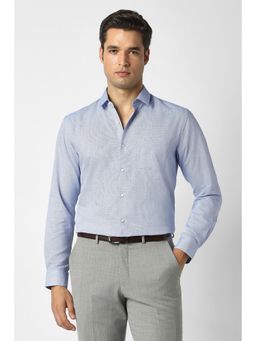 Peter England - Men Light Blue Regular Fit Formal Shirt
