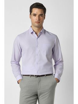 Peter England - Men Lilac Slim Fit Formal Shirt